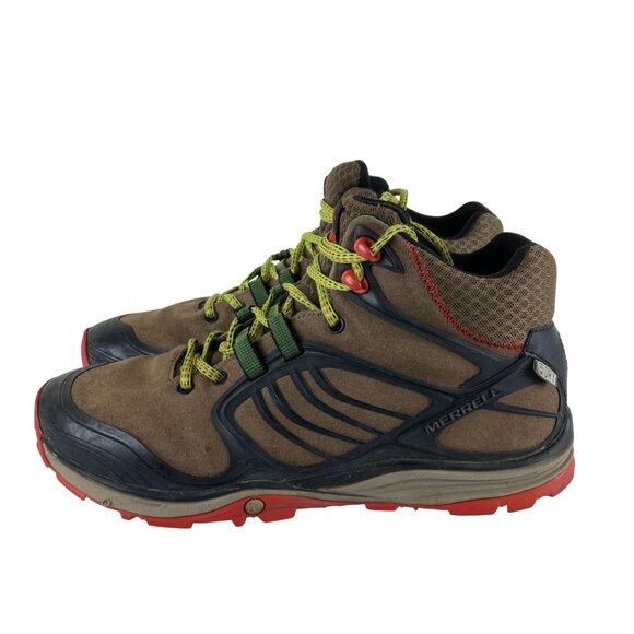 Merrell Other - Merrell MBound TRK Mens Sz 9.5 Brown Suede Hiking Ankle Boot Slip Resistant
